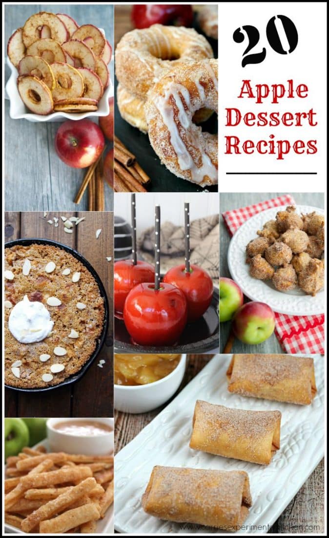 20 Apple Dessert Recipes | CarriesExperimentalKitchen.com