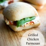 Grilled Chicken Parmesan Sliders | CarriesExperimentalKitchen.com