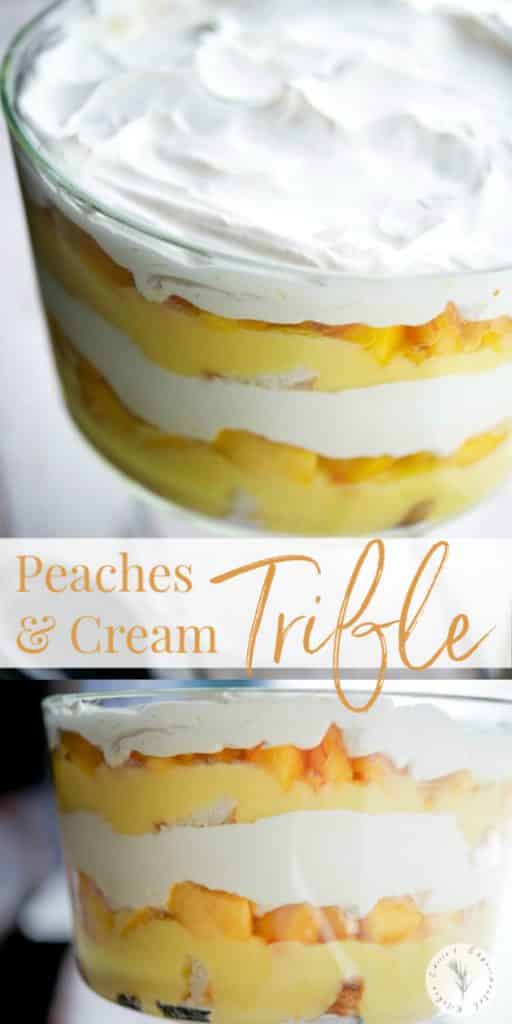 Peaches And Cream Trifle Dessert Carrie S Experimental Kitchen