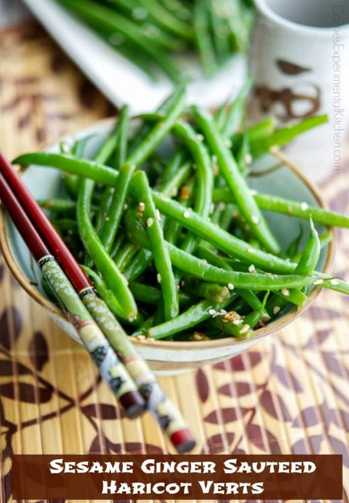 Sesame Ginger Sauteed Haricot Verts