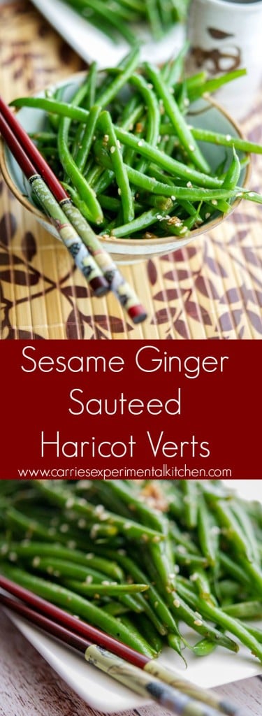 Sesame Ginger Haricot Verts 
