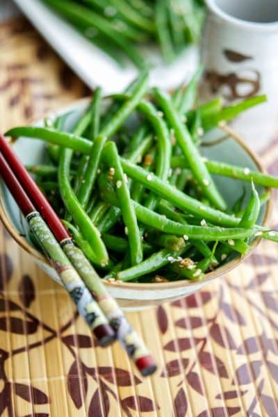 Enjoy a simple, flavorful vegetable side dish with an Asian flair with this quick and easy recipe for Sesame Ginger Sautéed Haricot Verts.
