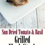 Tender flank steak stuffed with sun dried tomatoes, basil, garlic and Asiago PDO cheese; then grilled to perfection.