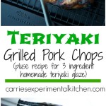 Teriyaki Grilled Pork Chops collage