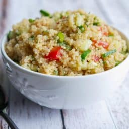 Tomato & Cucumber Quinoa Salad