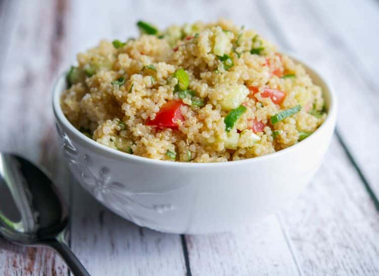 Tomato & Cucumber Quinoa Salad