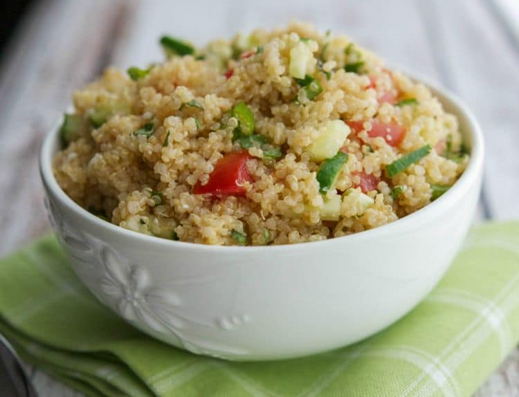 Tomato & Cucumber Quinoa Salad