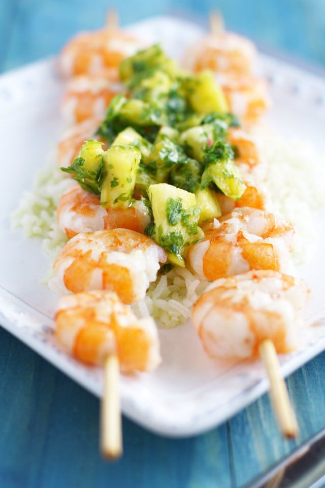 shrimp-with-pineapple-chimichurri