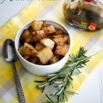 Balsamic Rosemary Roasted Potatoes | CarriesExperimentalKitchen.com