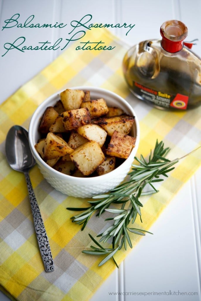 Balsamic Rosemary Roasted Potatoes