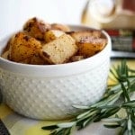 Balsamic.Rosemary Roasted Potatoes Closeup