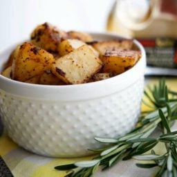 Balsamic.Rosemary Roasted Potatoes Closeup