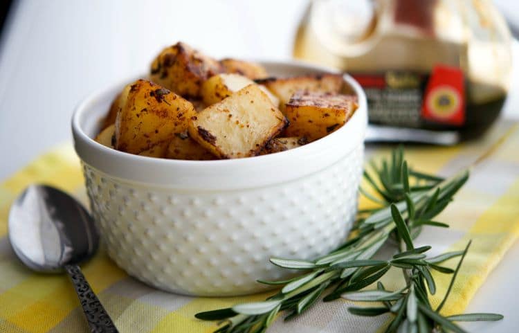 Balsamic.Rosemary Roasted Potatoes Closeup