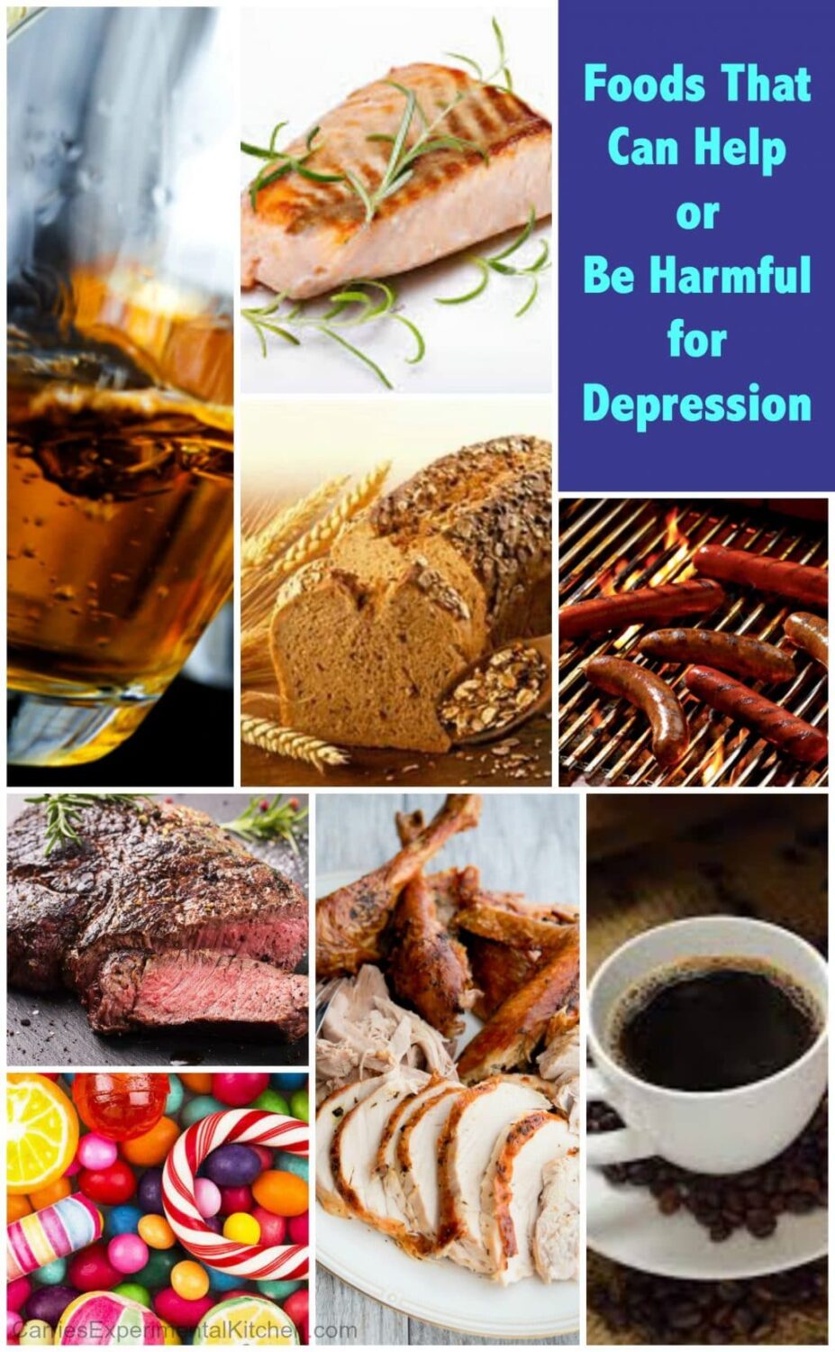 Foods That Can Help or Be Harmful for Depression | CarriesExperimentalKitchen.com National Suicide Prevention Week September 5-11, 2015