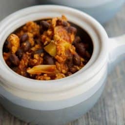 Italian Ground Turkey & Black Bean Stew 2