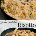 Use your favorite vegetables like tomatoes, zucchini, mushrooms and onions in this delicious Italian side dish for Garden Vegetable Risotto.