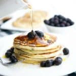 Lemon Ricotta Blueberry Pancakes