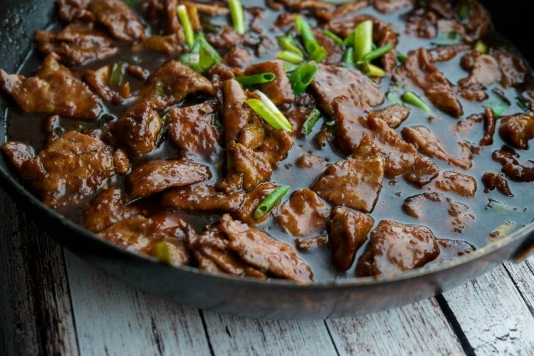 Mongolian Beef {PF Changs Copycat}