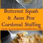 Butternut Squash & Asian Pear Cornbread Stuffing