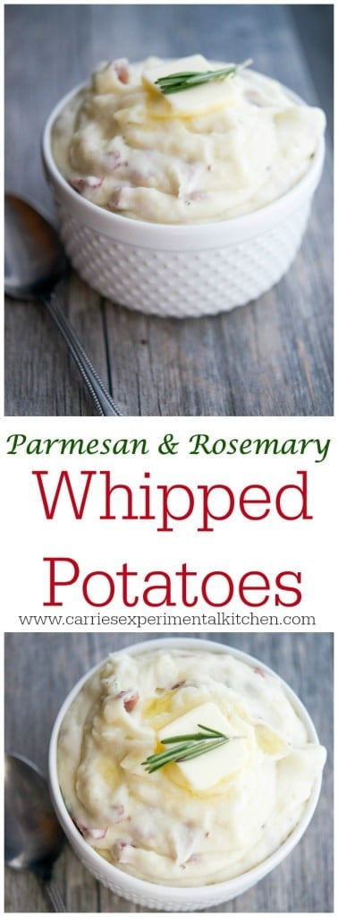 Parmesan and Rosemary Whipped Potatoes collage photo