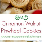 Cinnamon Walnut Pinwheel Cookies 