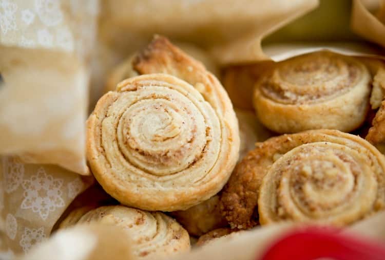 Cinnamon Walnut Pinwheel Cookies