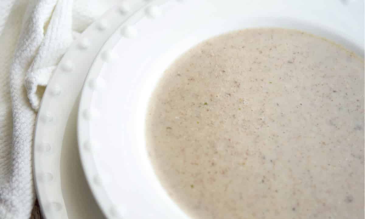 Creamy Roasted Garlic and Mushroom Soup