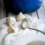 Creamy Roasted Garlic & Mushroom Soup | CarriesExperimentalKitchen.com