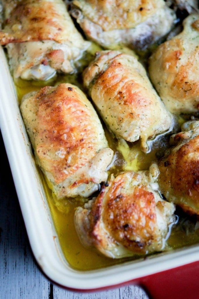 Crispy Ranch Baked Chicken Thighs