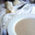 Roasted Garlic and Mushroom Soup made with mushrooms and creamy roasted garlic packs a ton of flavor and warms the soul on a cold day.