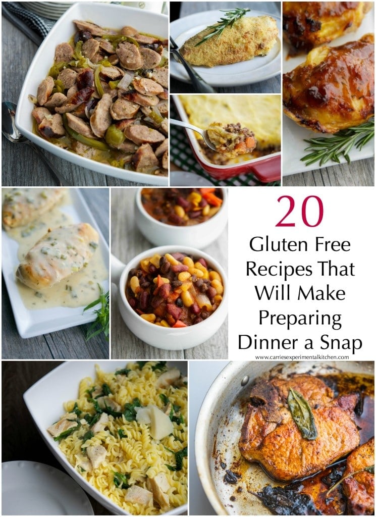 20 Gluten Free Recipes