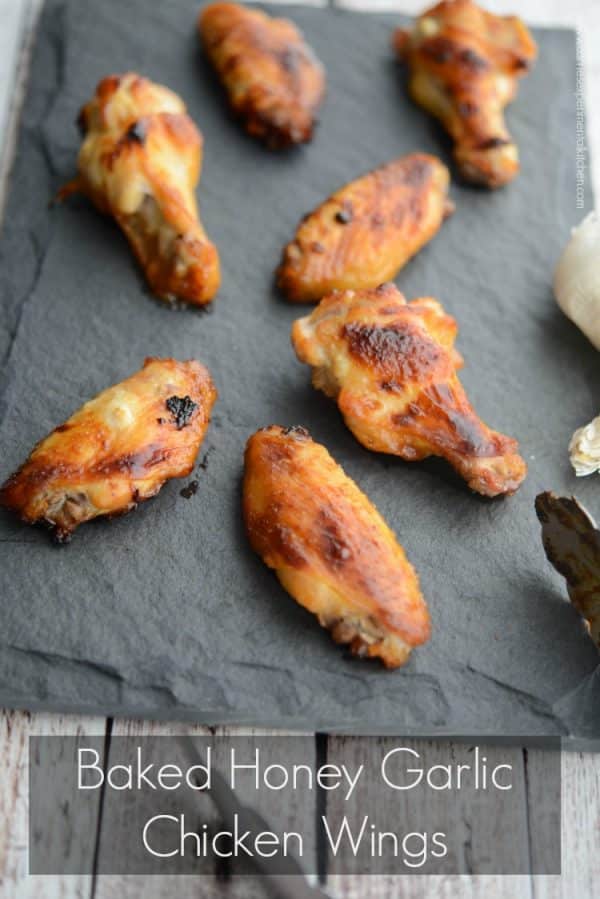 Baked Honey Garlic Chicken Wings | Carrie’s Experimental Kitchen