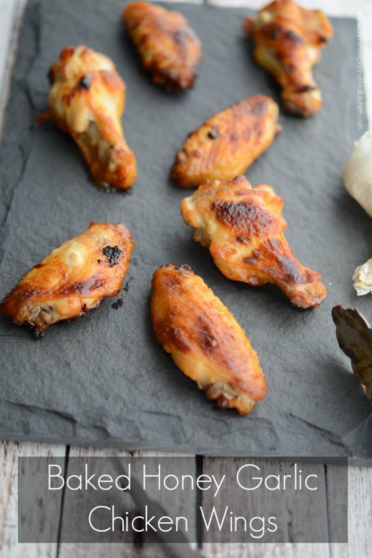 Baked Honey Garlic Chicken Wings