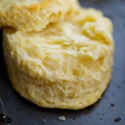 A close up of Buttermilk Biscuits