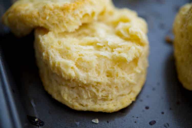 A close up of Buttermilk Biscuits