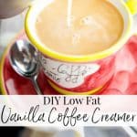 DIY Vanilla Coffee Creamer collage