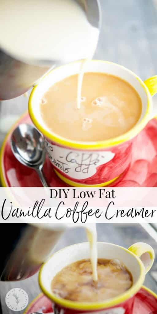 DIY Vanilla Coffee Creamer collage