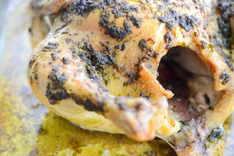 Chimichurri Whole Roasted Chicken