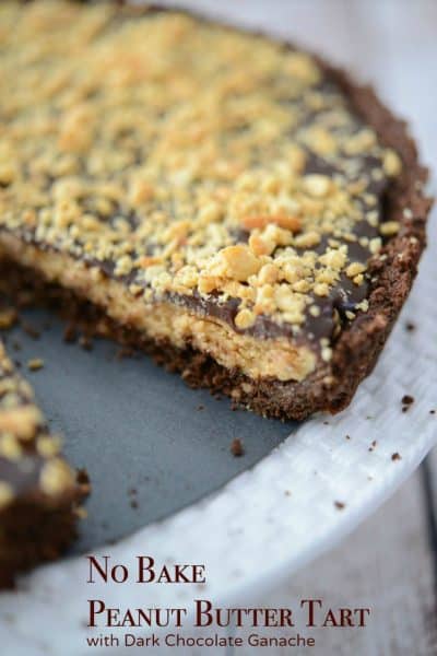 A close up of peanut butter tart.