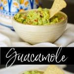 Homemade Guacamole made with fresh avocados tastes great and is rich in healthy fats that helps to satisfy your cravings.