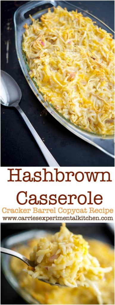 Learn how to make Cracker Barrel's Hashbrown Casserole at home with five simple ingredients. Perfect for breakfast or a weeknight side dish!