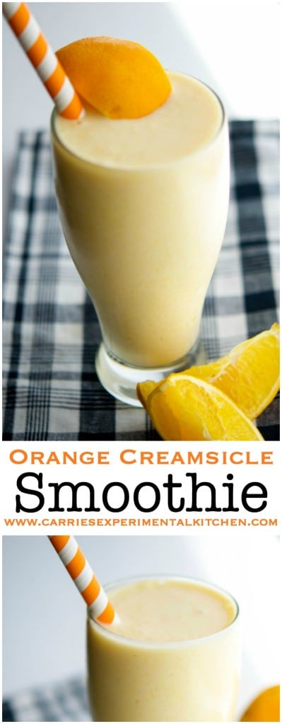 Orange Creamsicle Smoothie collage photo