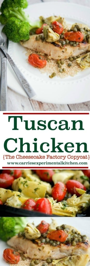 Tuscan Chicken collage photo