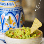 guacamole in a bowl