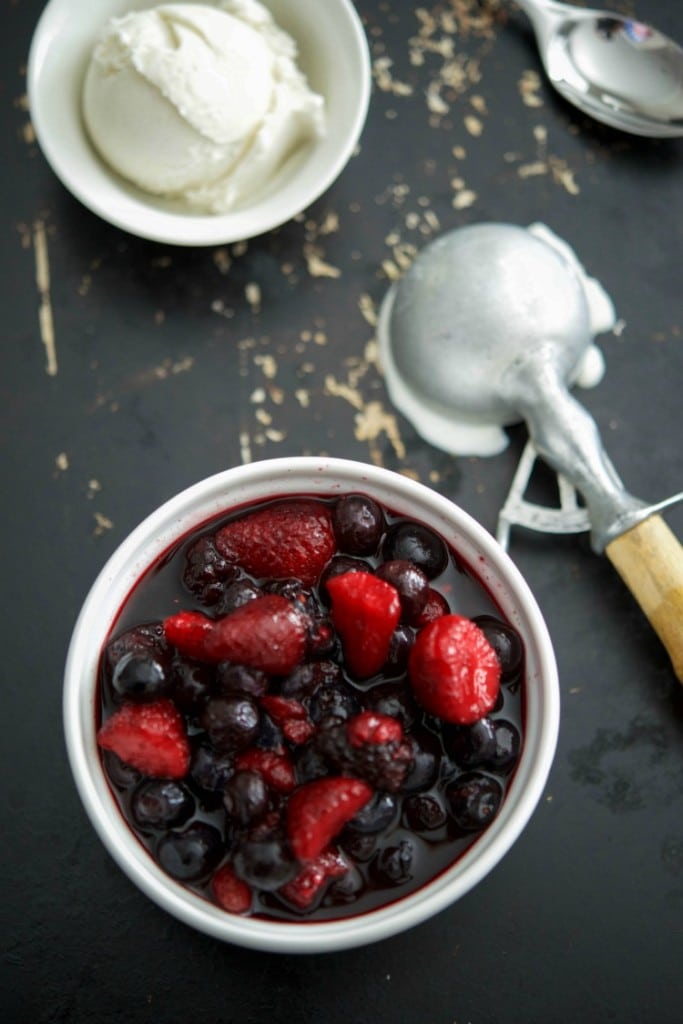 Amaretto Macerated Berries