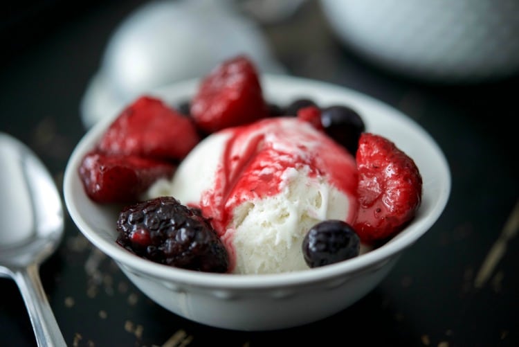 Amaretto Macerated Berries