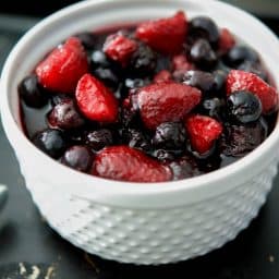 Amaretto Macerated Berries