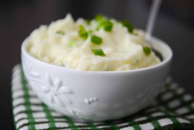 Irish Champ {Mashed Potatoes}