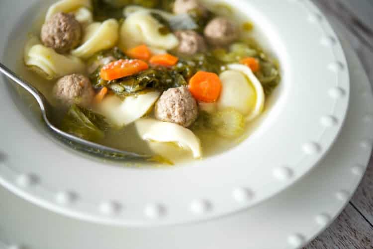 Tortellini Escarole Soup