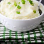 Irish Champ Mashed Potatoes made with russet potatoes, scallions, butter and milk is a tasty and easy side dish.